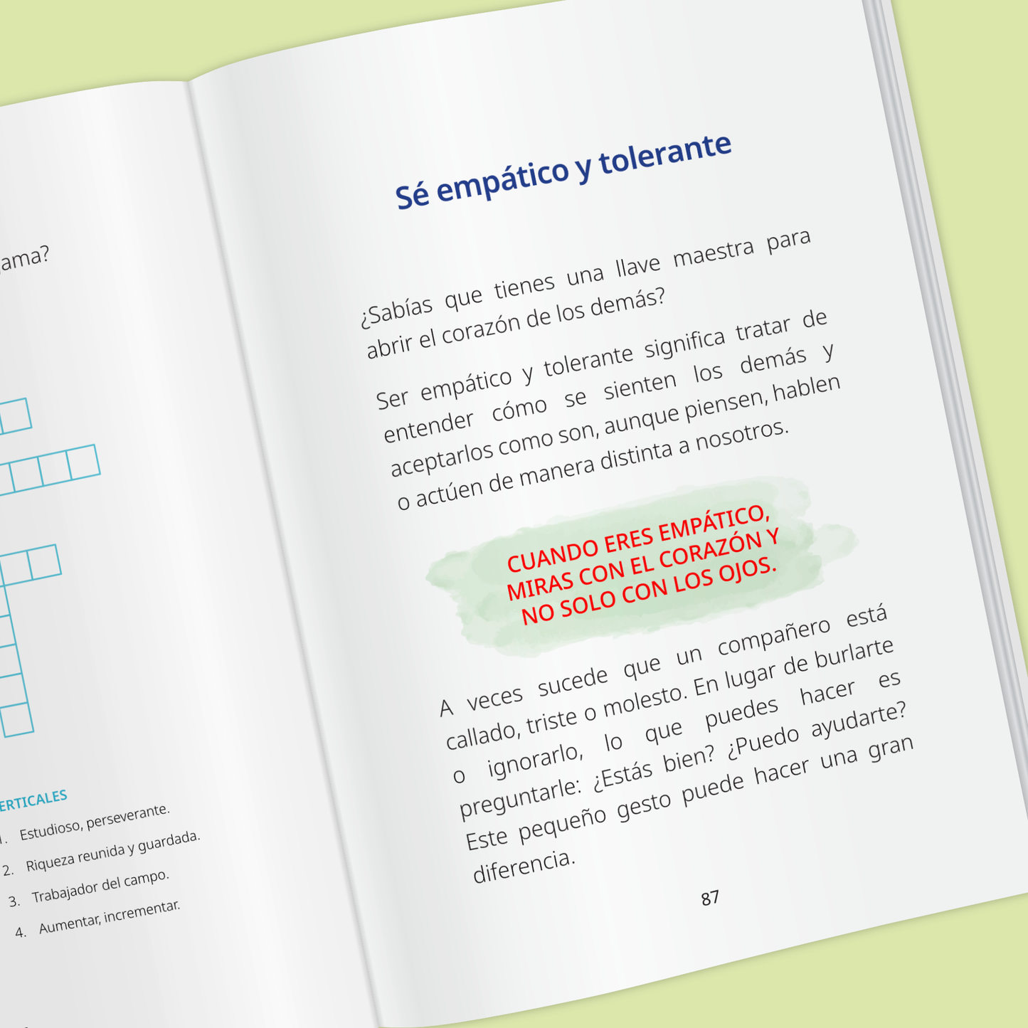 Ser feliz con valores