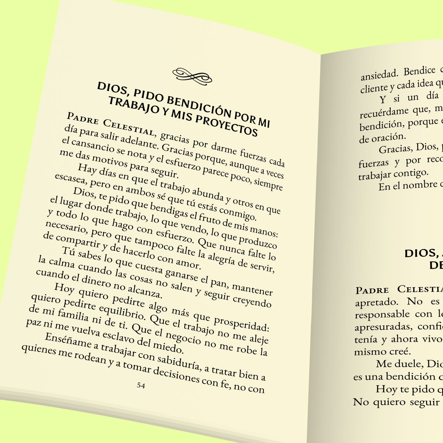 Habla, Dios... que mi alma te escucha